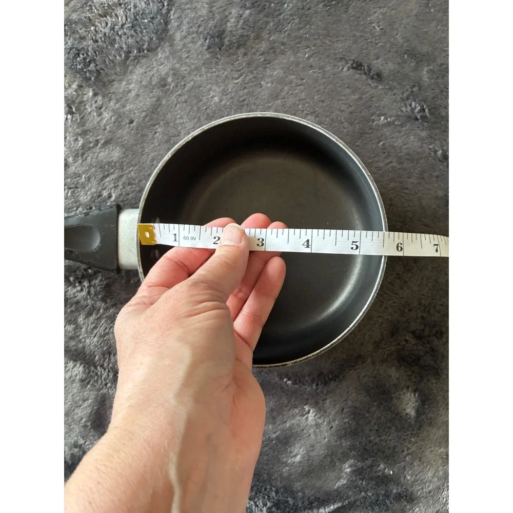 Tools of the Trade Cookright Hard Anodized 1QT Saucepan Black Nonstick Pot 21089